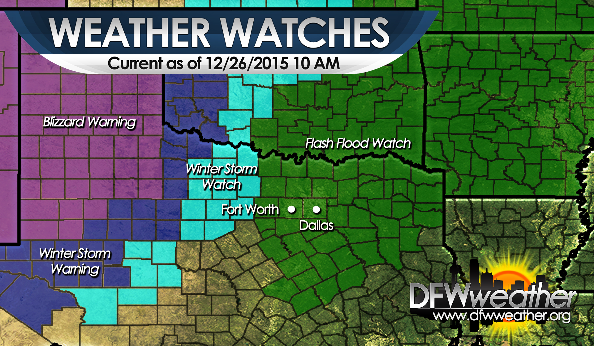 Watches And Warnings Map